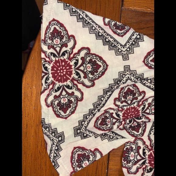 Charlotte Russ off shoulder bell sleeves top Sz S - Picture 7 of 7